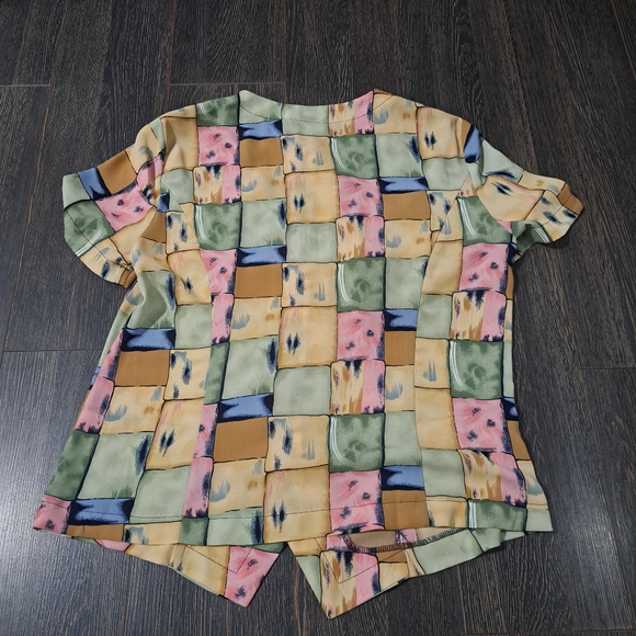 Vintage Covington Pastel Checkered Shirt - Picture 6 of 6